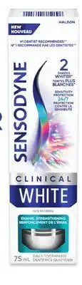 Walmart Sensodyne White enamel strengthening toothpaste offer