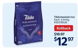 Walmart Tilda basmati rice offer