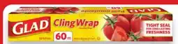Walmart Glad ClingWrap 60 m food wrapheader offer