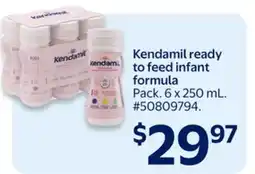 Walmart Kendamil ready to feed infant formula offer