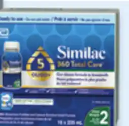 Walmart Similac 360 Total Care ready to feed Step 2 infant formula offer