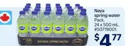 Walmart Naya spring water offer