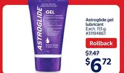 Walmart Astroglide gel lubricant offer