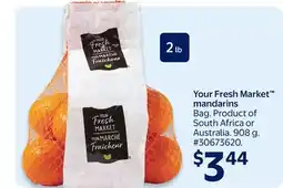 Walmart Your Fresh Market mandarins offer