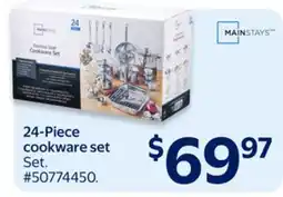 Walmart 24-Piece cookware set offer