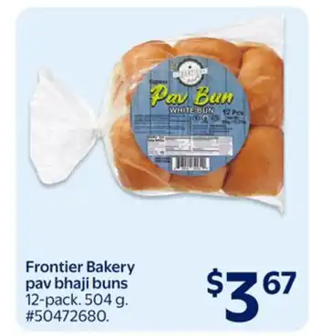 Walmart Frontier Bakery pav bhaji buns offer
