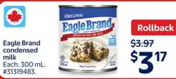 Walmart Eagle Brand condensed milk offer