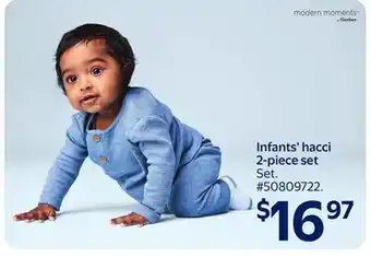 Walmart Infants' hacci 2-piece set offer