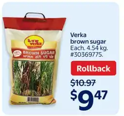 Walmart Verka brown sugar offer