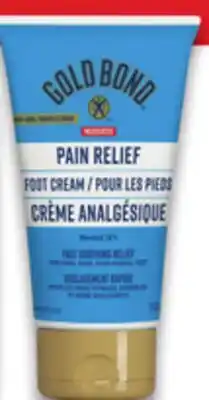 Walmart Gold Bond medicated foot cream 113 g offer