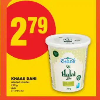 No Frills KHAAS DAHI, 750 G offer