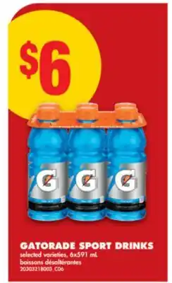No Frills GATORADE SPORT DRINKS, 6x591 mL offer