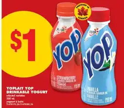 No Frills YOPLAIT YOP DRINKABLE YOGURT, 200 ML offer