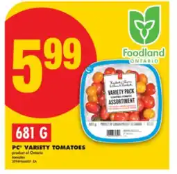 No Frills PC VARIETY TOMATOES, 681 G offer
