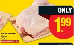 No Frills WHOLE CHICKEN offer