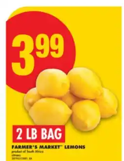 No Frills FARMER'S MARKET LEMONS, 2 LB BAG offer