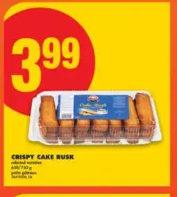 No Frills CRISPY CAKE RUSK, 650/750 G offer