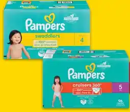 No Frills PAMPERS ECONO PACK DIAPERS, size N-8, 58-180's offer