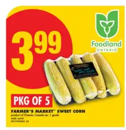 No Frills FARMER'S MARKET SWEET CORN, PKG OF 5 offer
