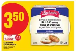 No Frills LACTANTIA CREAM CHEESE, 227 g offer