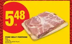 No Frills PORK BELLY PORTIONS offer