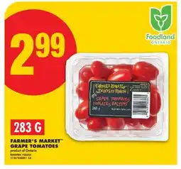 No Frills FARMER'S MARKET GRAPE TOMATOES, 283 G offer