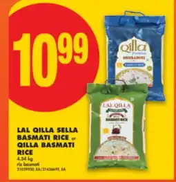 No Frills LAL QILLA SELLA BASMATI RICE OR QILLA BASMATI RICE, 4.54 KG offer