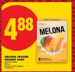 No Frills MELONA FROZEN DESSERT BARS, 560 ML offer