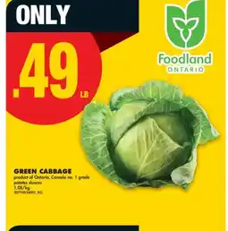 No Frills GREEN CABBAGE offer