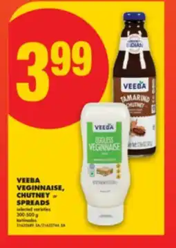 No Frills VEEBA VEGINNAISE, CHUTNEY or SPREADS, 300-500 g offer