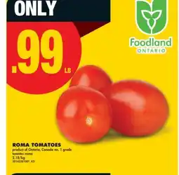 No Frills ROMA TOMATOES offer