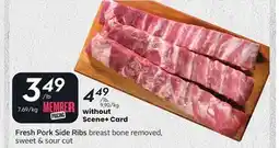 Sobeys Fresh Pork Side Ribs breast offer