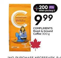 Sobeys COMPLIMENTS Roast & Ground Coffee offer