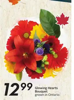 Sobeys Glowing Hearts Bouquet offer