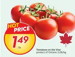 Sobeys Tomatoes on the Vine offer