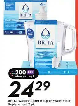 Sobeys BRITA Water Pitcher offer