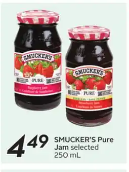 Sobeys SMUCKER'S Pure Jam offer