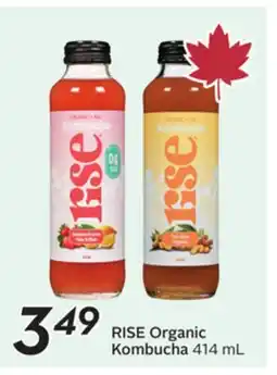 Sobeys RISE Organic Kombucha offer