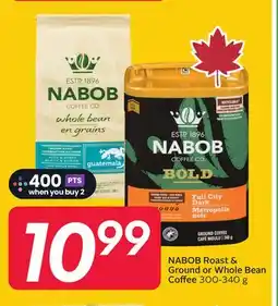 Sobeys NABOB Roast & Ground or Whole Bean Coffee offer