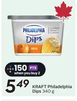Sobeys KRAFT Philadelphia Dips offer