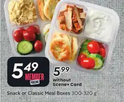 Sobeys Snack or Classic Meal Boxes offer