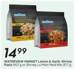 Sobeys WATERVIEW MARKET Lemon & Garlic Shrimp Pasta offer