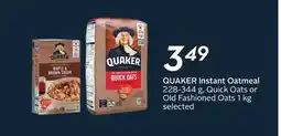 Sobeys QUAKER Instant Oatmeal offer
