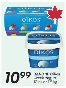 Sobeys DANONE Oikos Greek Yogurt offer
