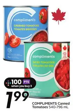 Sobeys COMPLIMENTS Canned Tomatoes offer