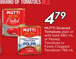 Sobeys MUTTI Strained Tomatoes offer