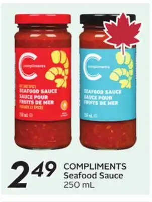 Sobeys COMPLIMENTS Seafood Sauce offer