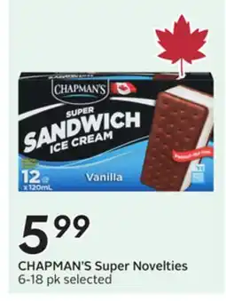 Sobeys CHAPMAN'S Super Novelties offer