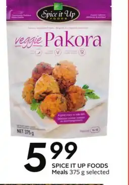 Sobeys SPICE IT UP FOODS Meals offer
