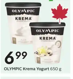 Sobeys OLYMPIC Krema Yogurt offer